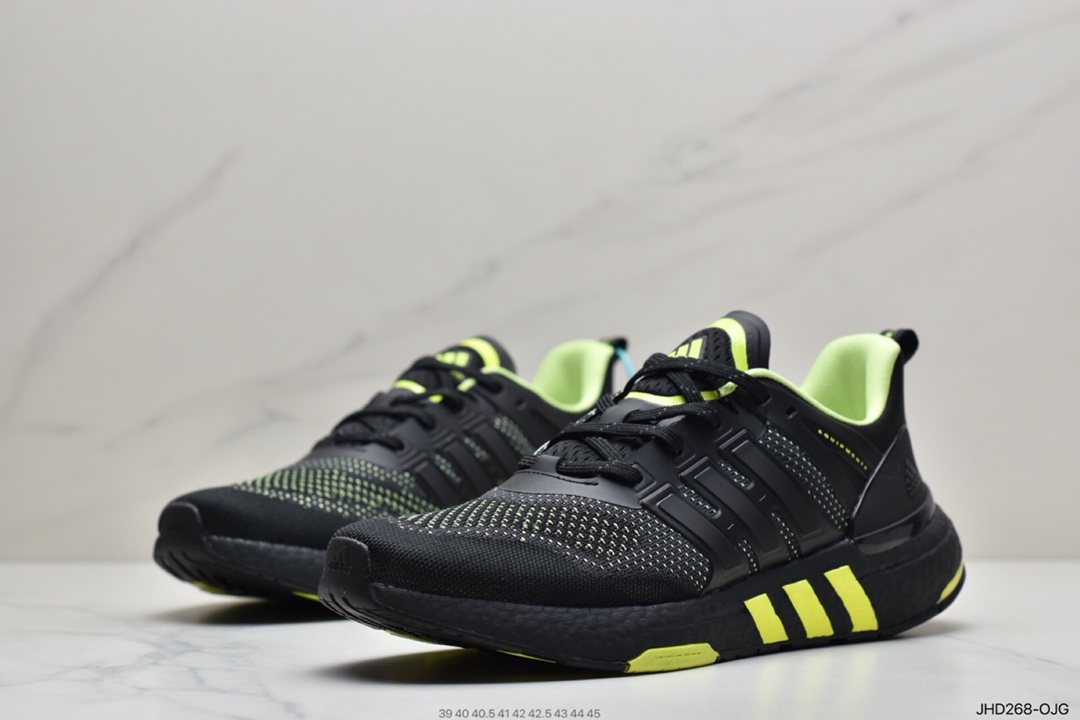 190 adidas阿迪达斯EQUIPMENT+ 运动鞋BOOST缓震透气休闲运动鞋跑步鞋H02759