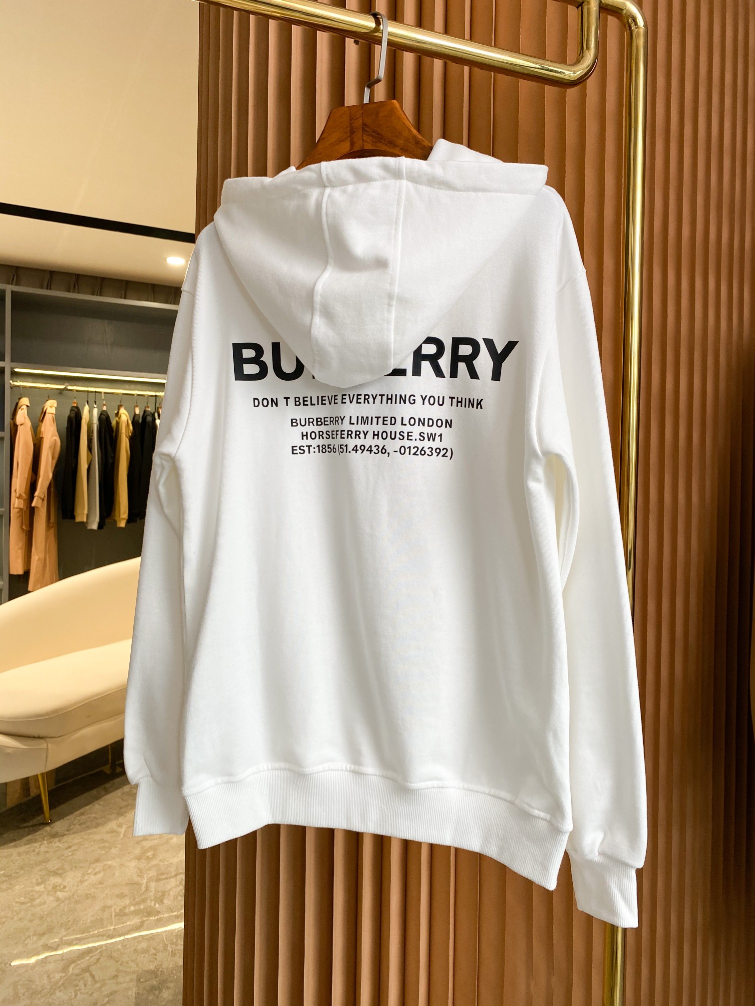 Áo Hoodie Burberry