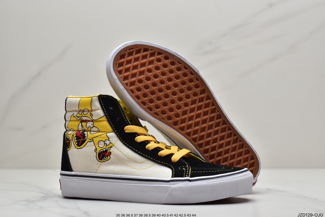 140 万斯/范斯Vans SK8-Hi 38 DX Anaheim Factory 安纳海姆高帮帆布休闲运动硫化滑板板鞋