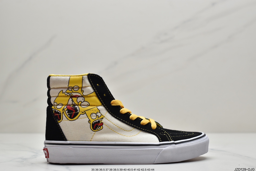 140 万斯/范斯Vans SK8-Hi 38 DX Anaheim Factory 安纳海姆高帮帆布休闲运动硫化滑板板鞋