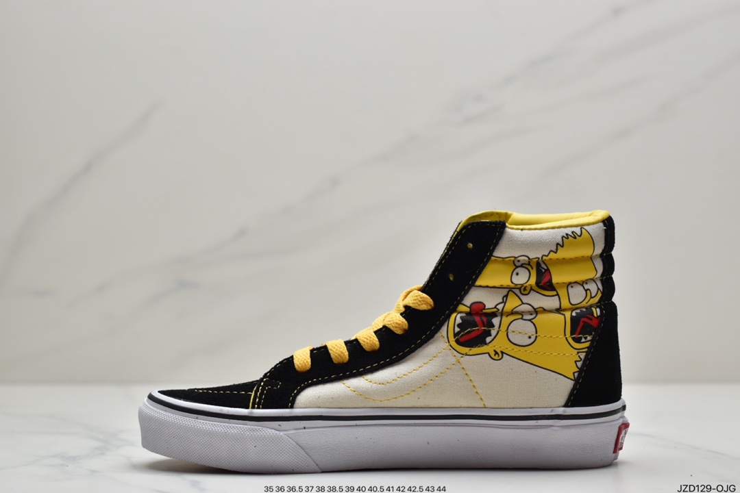 140 万斯/范斯Vans SK8-Hi 38 DX Anaheim Factory 安纳海姆高帮帆布休闲运动硫化滑板板鞋