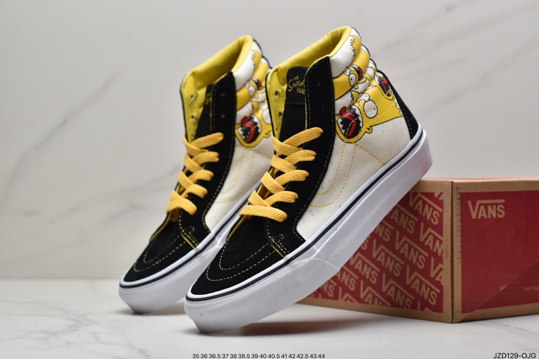 140 万斯/范斯Vans SK8-Hi 38 DX Anaheim Factory 安纳海姆高帮帆布休闲运动硫化滑板板鞋