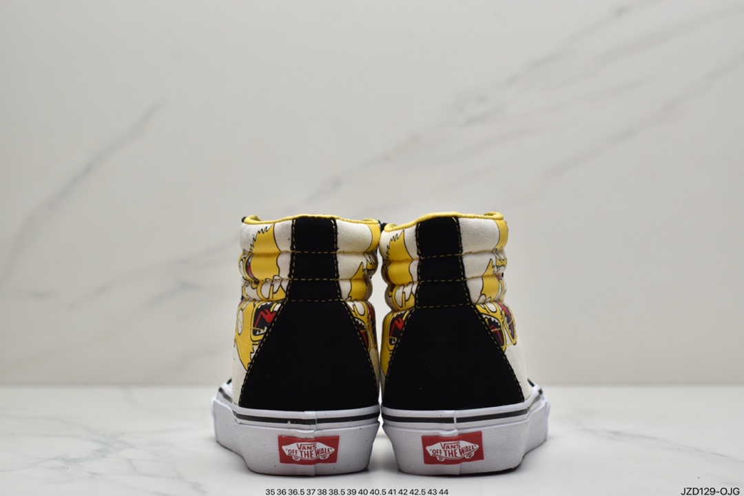 140 万斯/范斯Vans SK8-Hi 38 DX Anaheim Factory 安纳海姆高帮帆布休闲运动硫化滑板板鞋