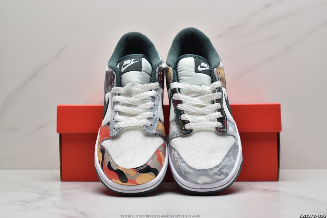 250 耐克Nike SB Dunk Low SE”Multi Camo”扣篮系列低帮休闲运动滑板板鞋DH0957-100