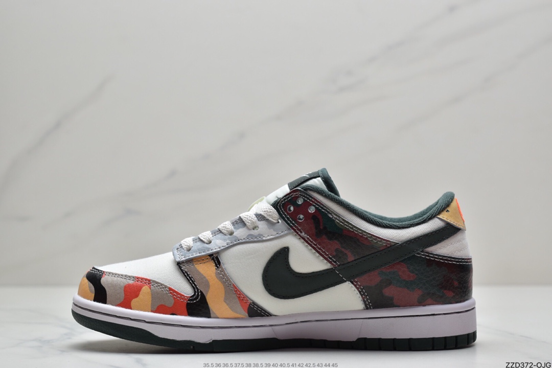 250 耐克Nike SB Dunk Low SE”Multi Camo”扣篮系列低帮休闲运动滑板板鞋DH0957-100