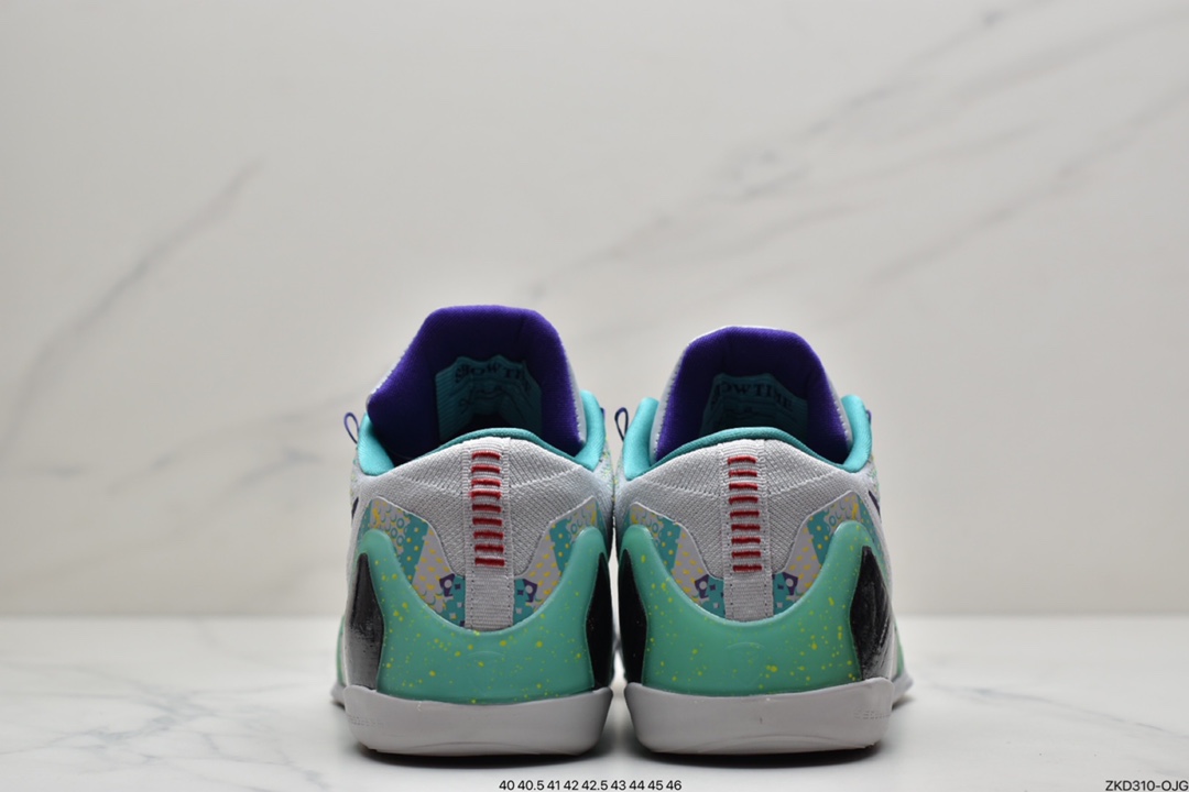 270 耐克Nike Kobe 9 Elite What The Kobe 耐克夏季新款彩虹色鸳鸯低帮精英篮球鞋678301-904