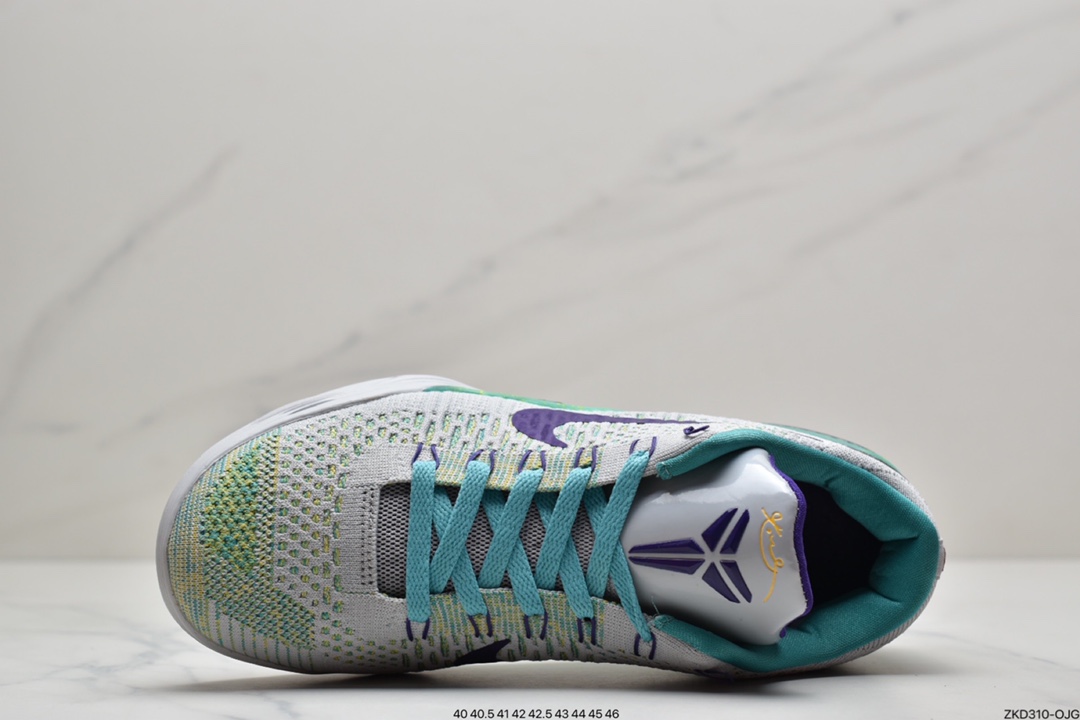 270 耐克Nike Kobe 9 Elite What The Kobe 耐克夏季新款彩虹色鸳鸯低帮精英篮球鞋678301-904