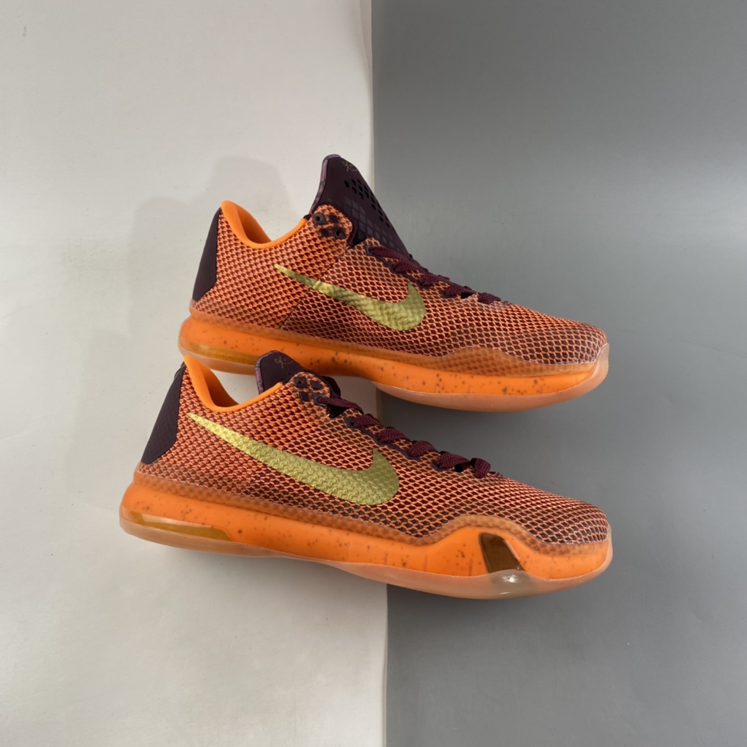 P260  NIKE Kobe 10 SiⅠk Road 科比10代男子耐磨防滑篮球鞋运动鞋 丝绸之路 705317-100
