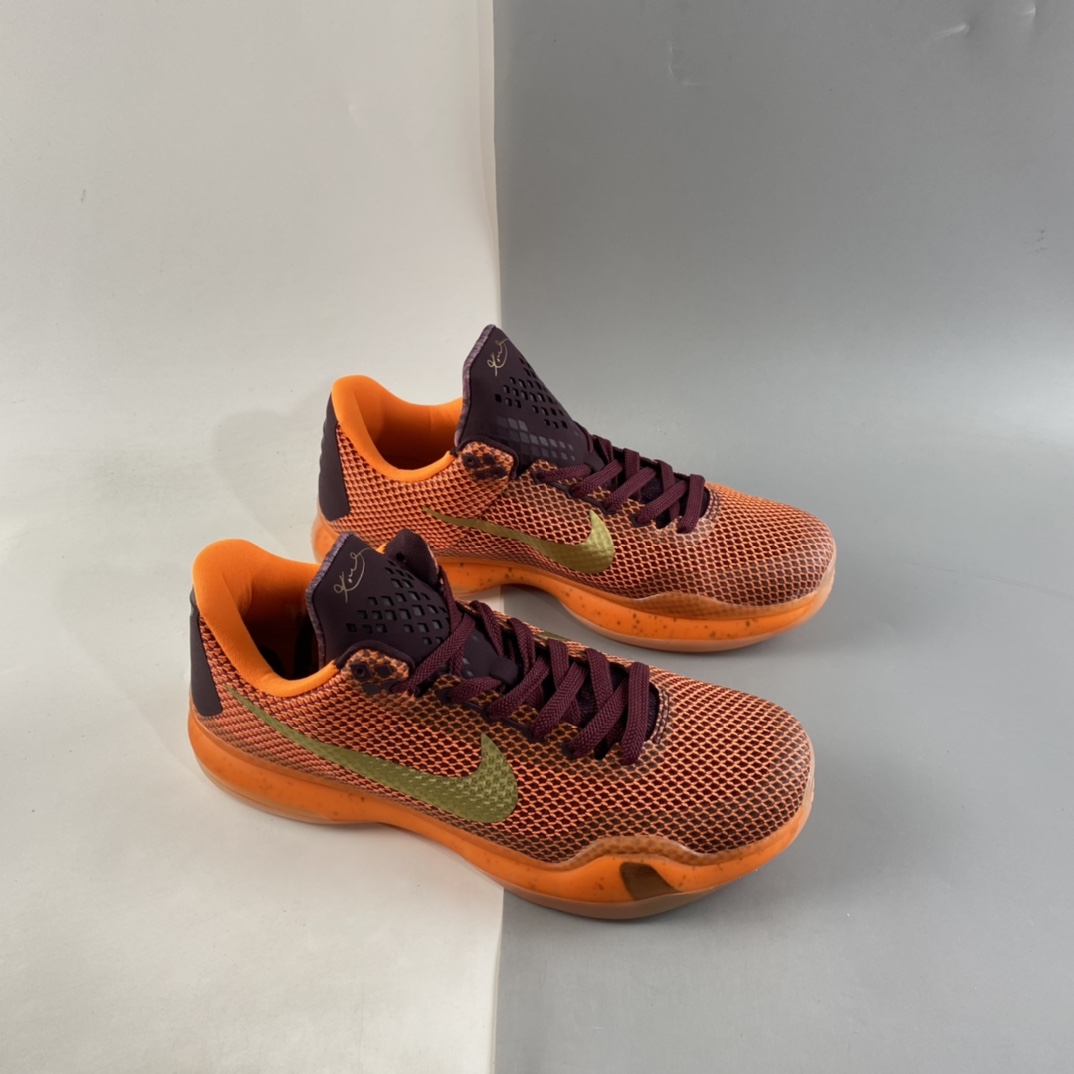 P260  NIKE Kobe 10 SiⅠk Road 科比10代男子耐磨防滑篮球鞋运动鞋 丝绸之路 705317-100