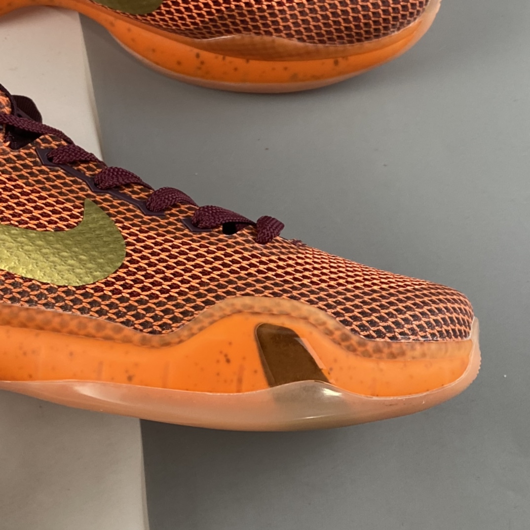 P260  NIKE Kobe 10 SiⅠk Road 科比10代男子耐磨防滑篮球鞋运动鞋 丝绸之路 705317-100