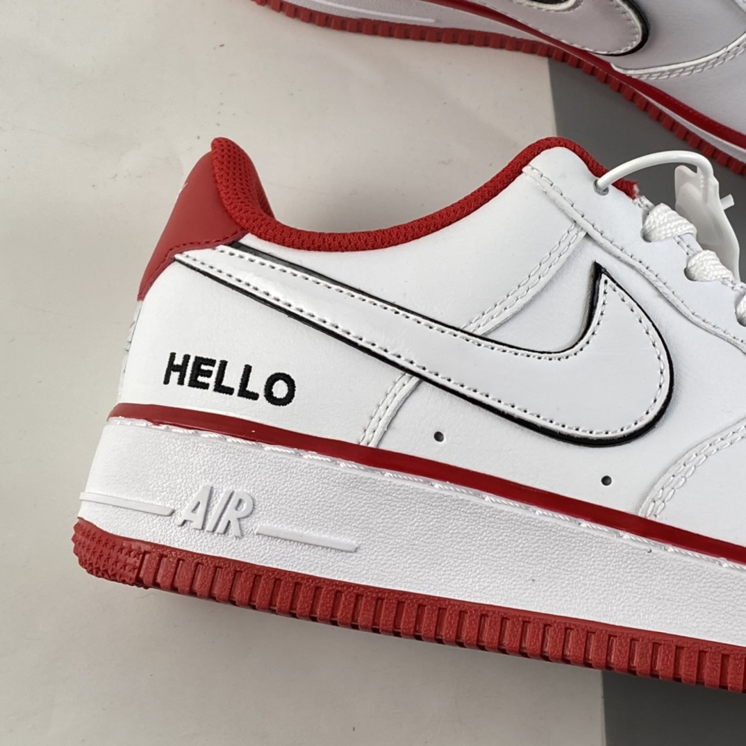 P200  NIKE Air Force 1’07 ”Hello” 空军一号低帮运动休闲板鞋 CZ0327-100
