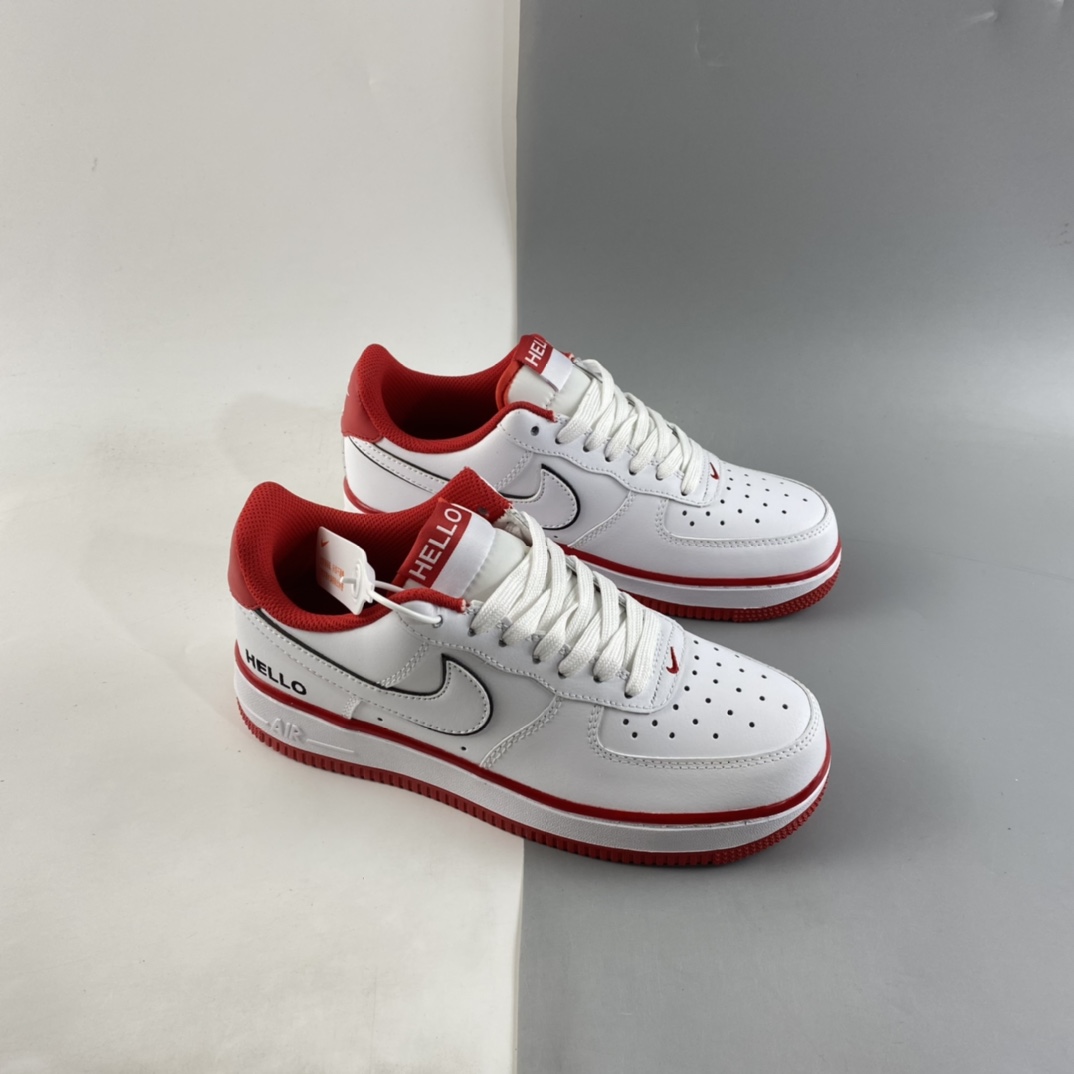 P200  NIKE Air Force 1’07 ”Hello” 空军一号低帮运动休闲板鞋 CZ0327-100