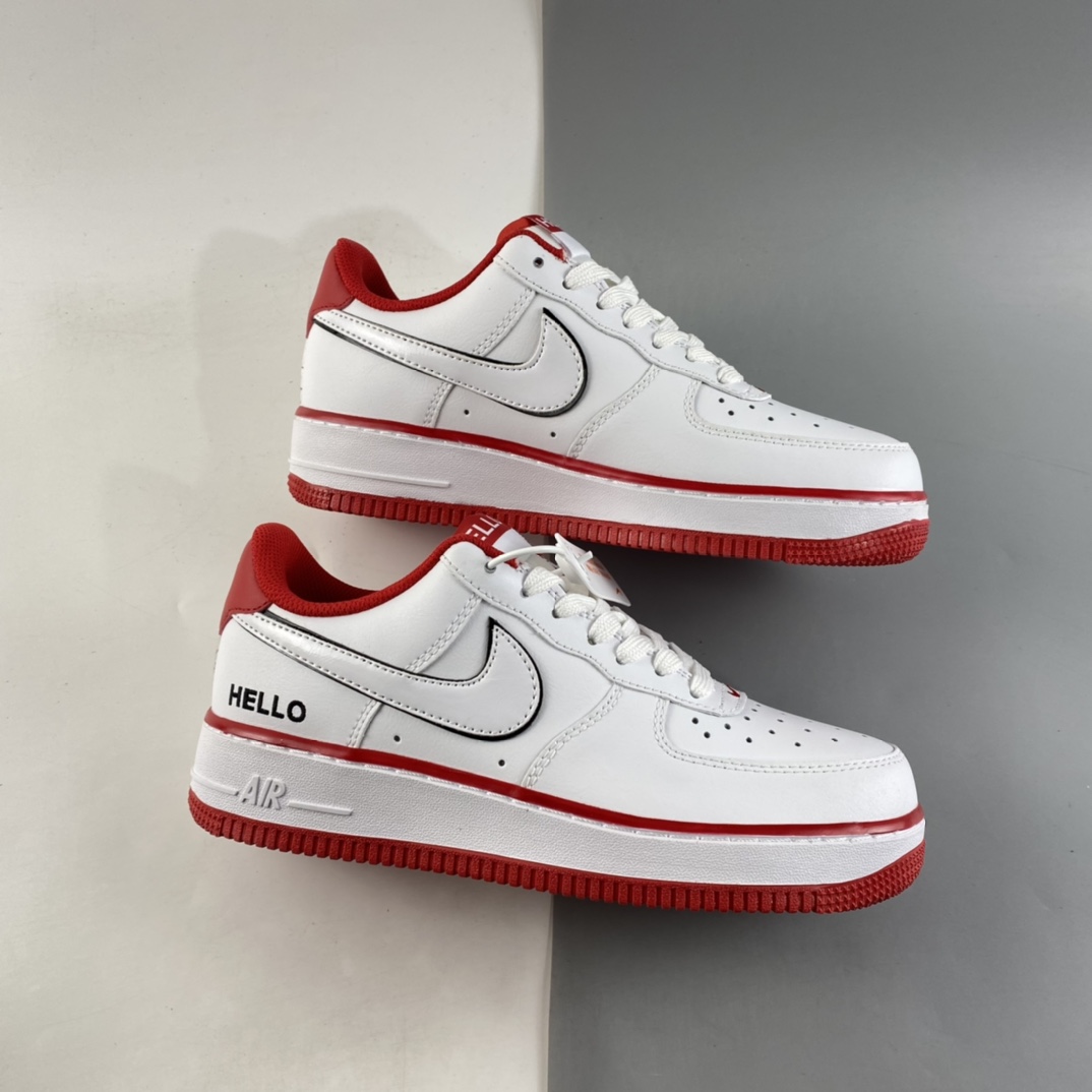 P200  NIKE Air Force 1’07 ”Hello” 空军一号低帮运动休闲板鞋 CZ0327-100
