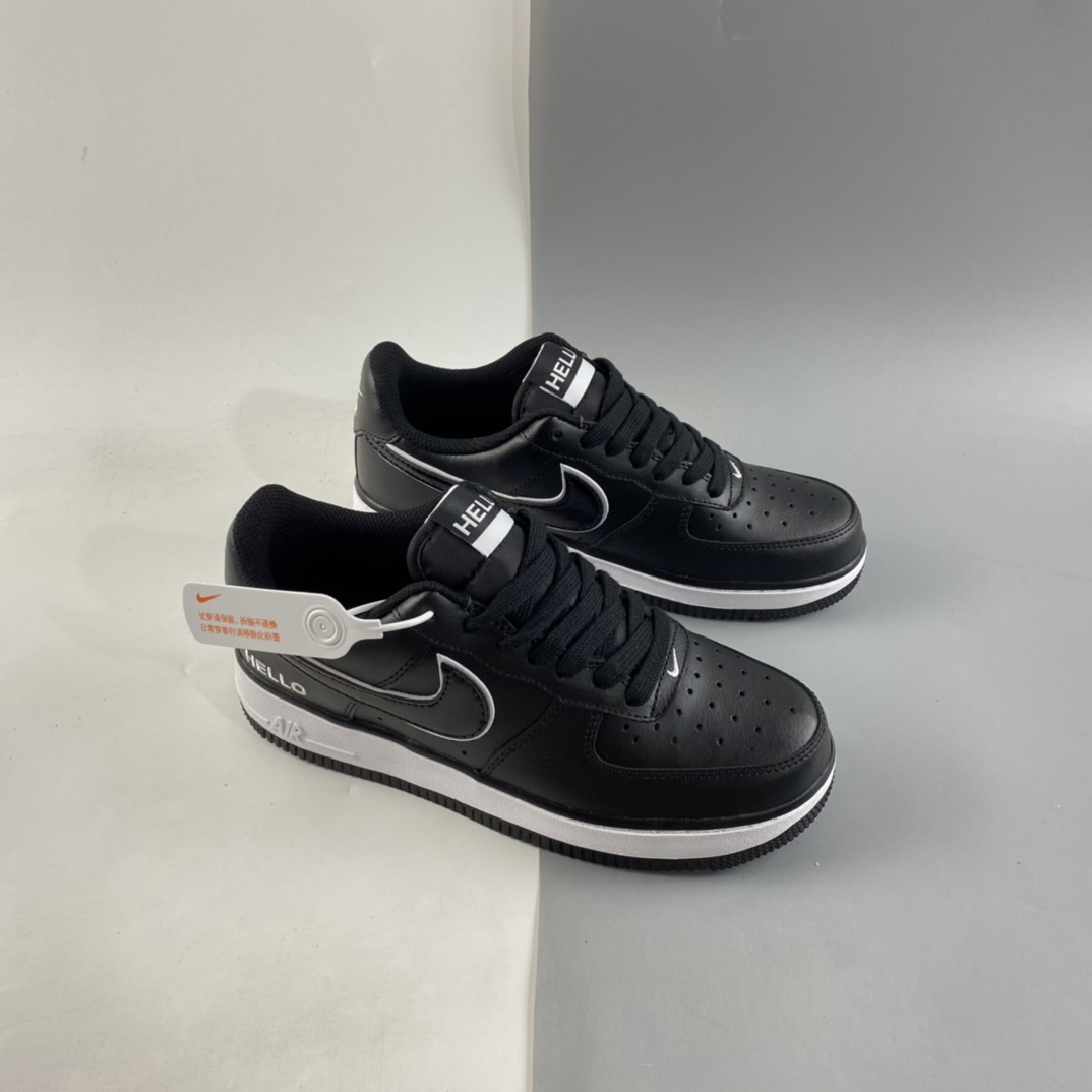P200  NIKE Air Force 1’07 ”Hello” 空军一号低帮运动休闲板鞋 CZ0327-001