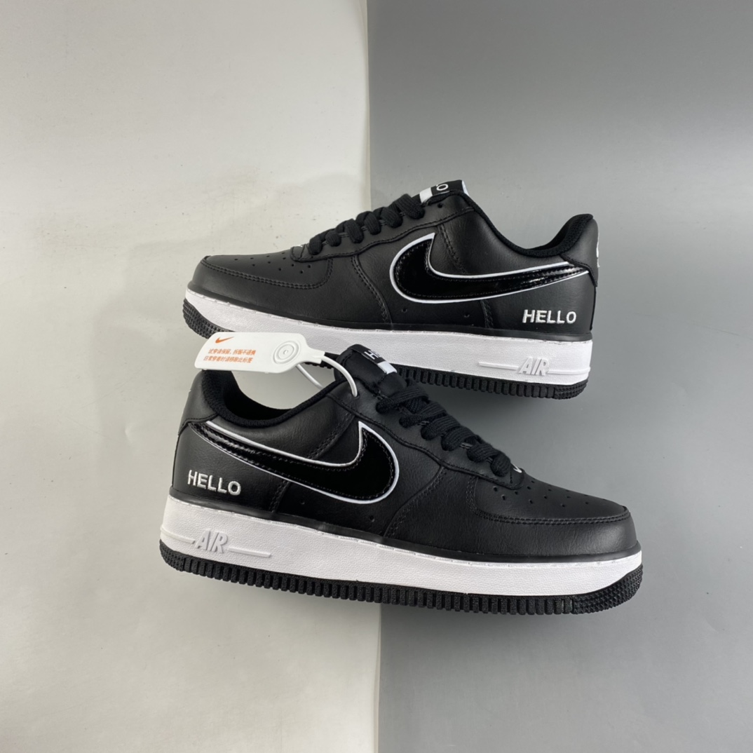 P200  NIKE Air Force 1’07 ”Hello” 空军一号低帮运动休闲板鞋 CZ0327-001