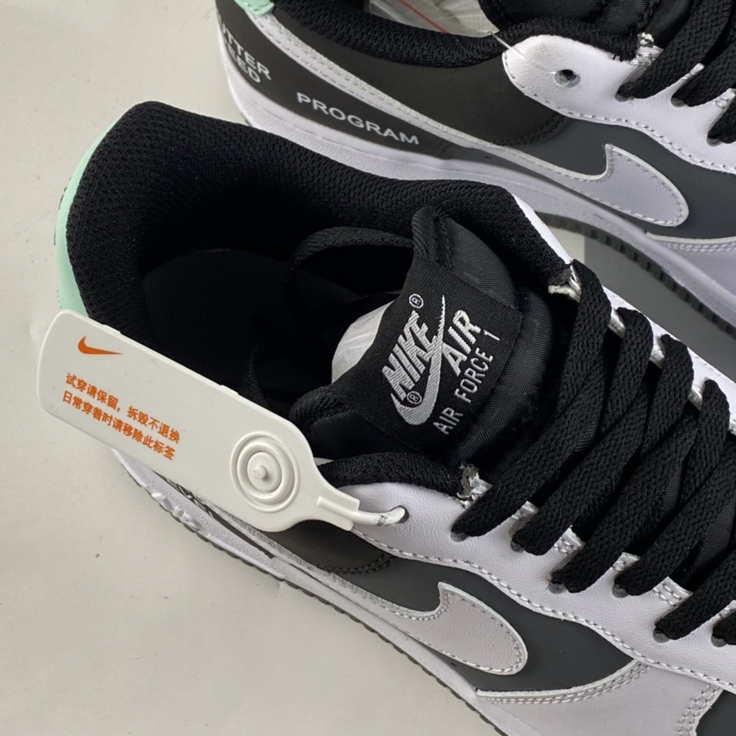 P240  NIKE Air Force 1 Low“Camcorder”摄影机 黑白灰 空军一号低帮运动休闲板鞋 GD5060-755