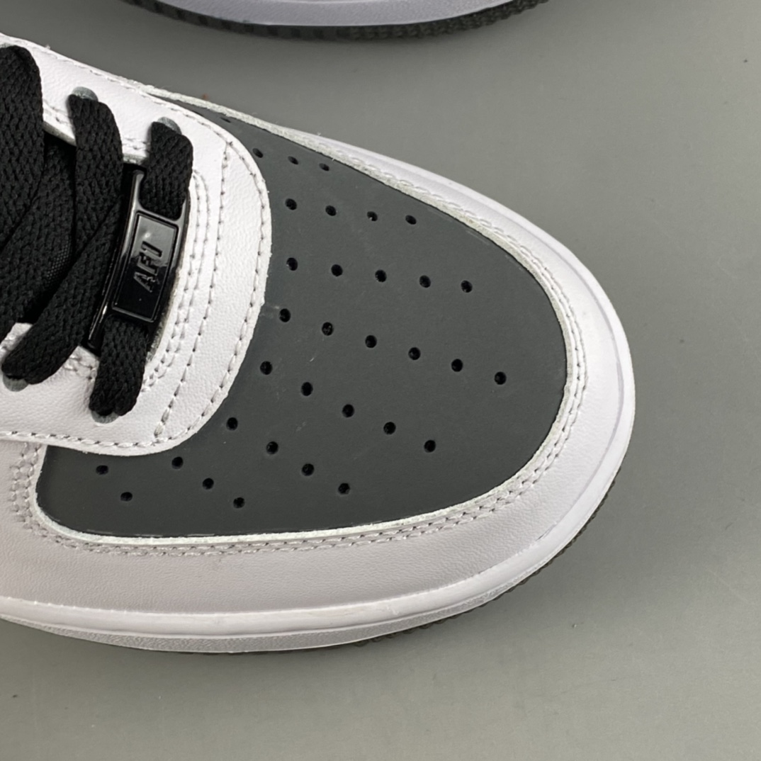 P240  NIKE Air Force 1 Low“Camcorder”摄影机 黑白灰 空军一号低帮运动休闲板鞋 GD5060-755