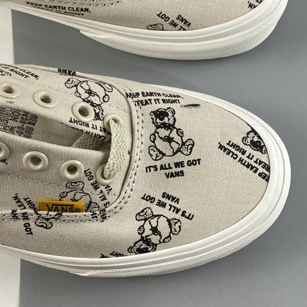 P140  Vans Era 范斯官方浅棕色小熊保护地球ERA系列 VN0A54F19M8