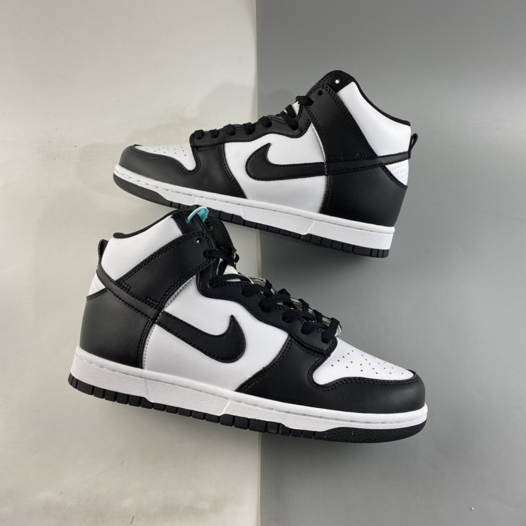 240  NIKE SB Dunk High Pro 扣篮系列高帮休闲运动滑板板鞋 黑白熊猫 DD1869-103