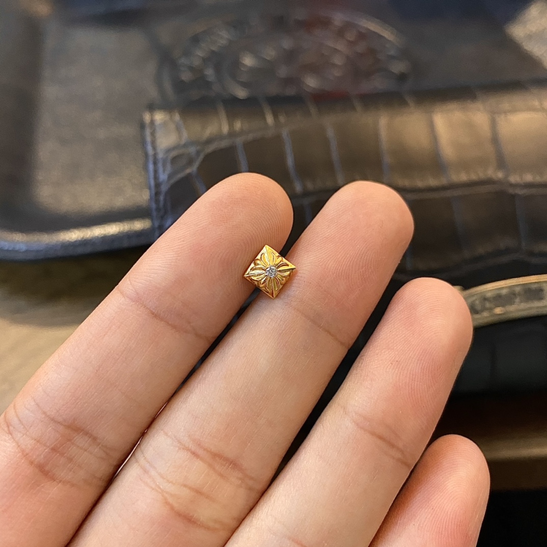 Gold-plated diamond-set customization, 22k real gold customization