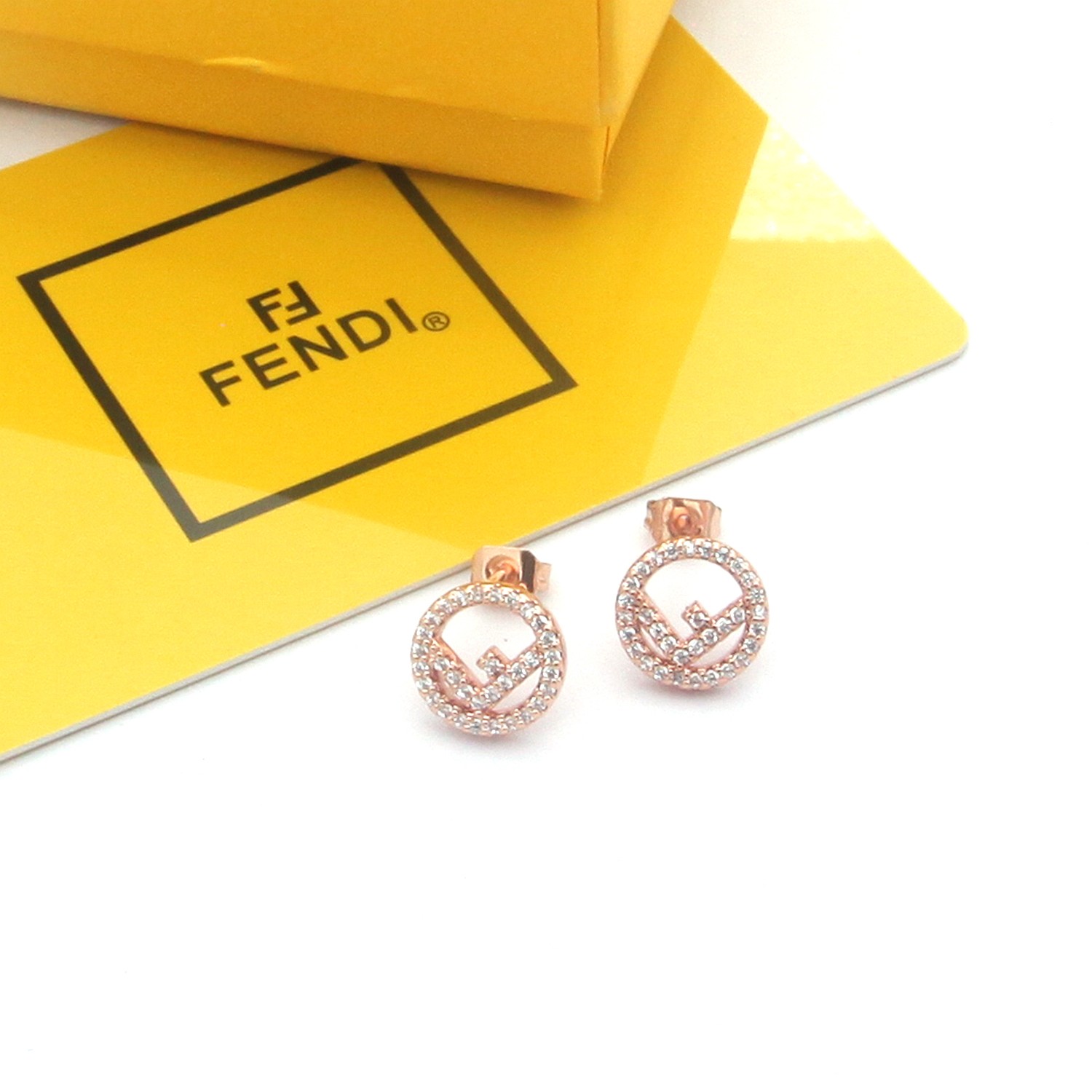 芬迪 Fendi 高定典藏传世高定珠宝耳环项链戒指首饰 #B31D0330 5