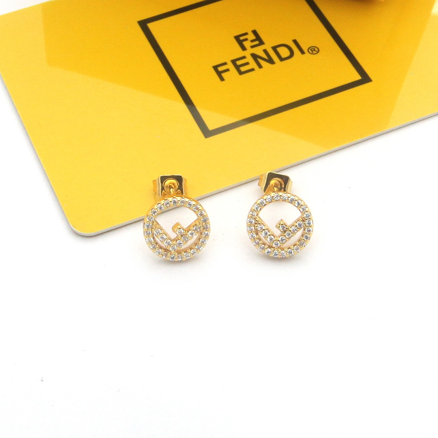 芬迪 Fendi 高定典藏传世高定珠宝耳环项链戒指首饰 #B31D0330 7