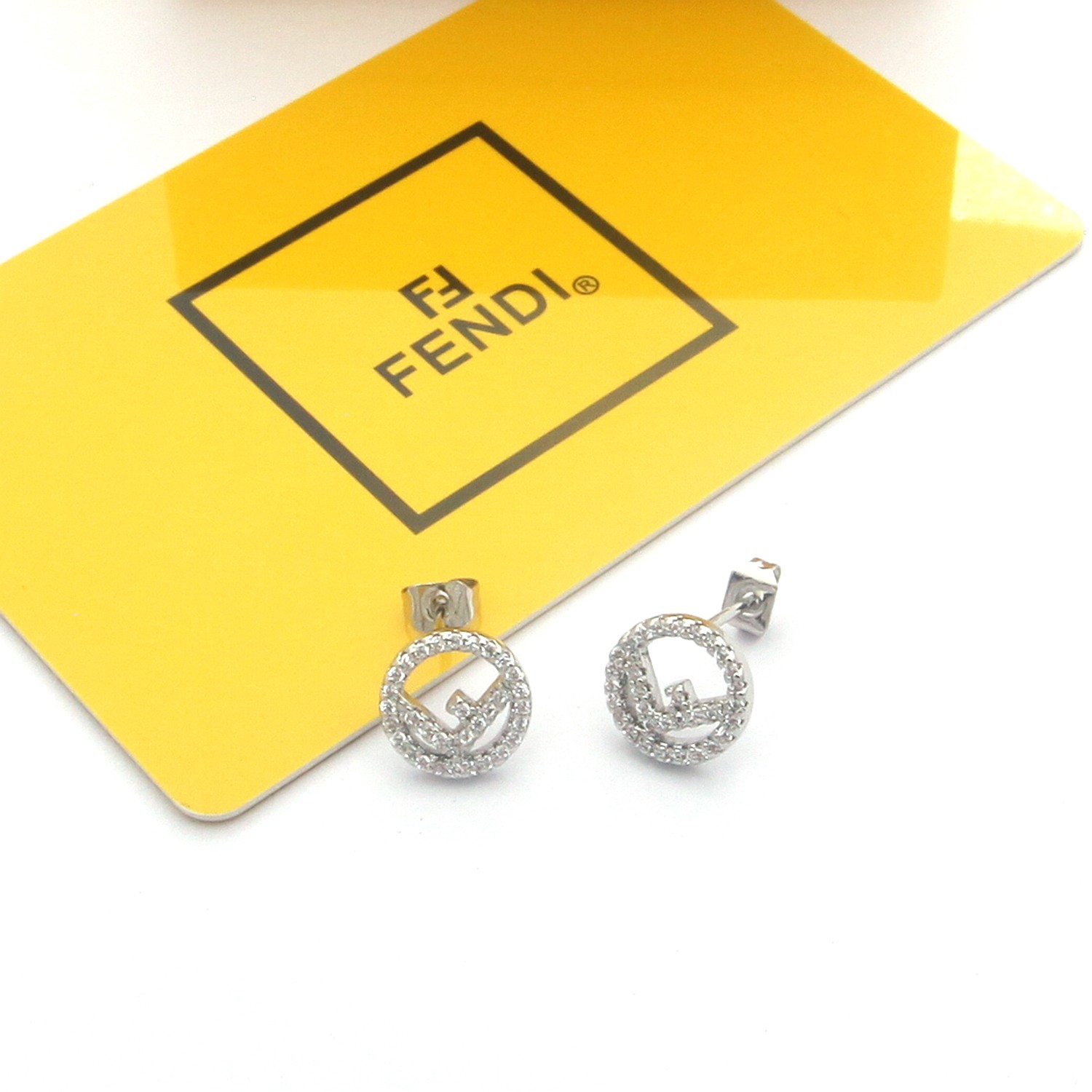 芬迪 Fendi 高定典藏传世高定珠宝耳环项链戒指首饰 #B31D0330 8