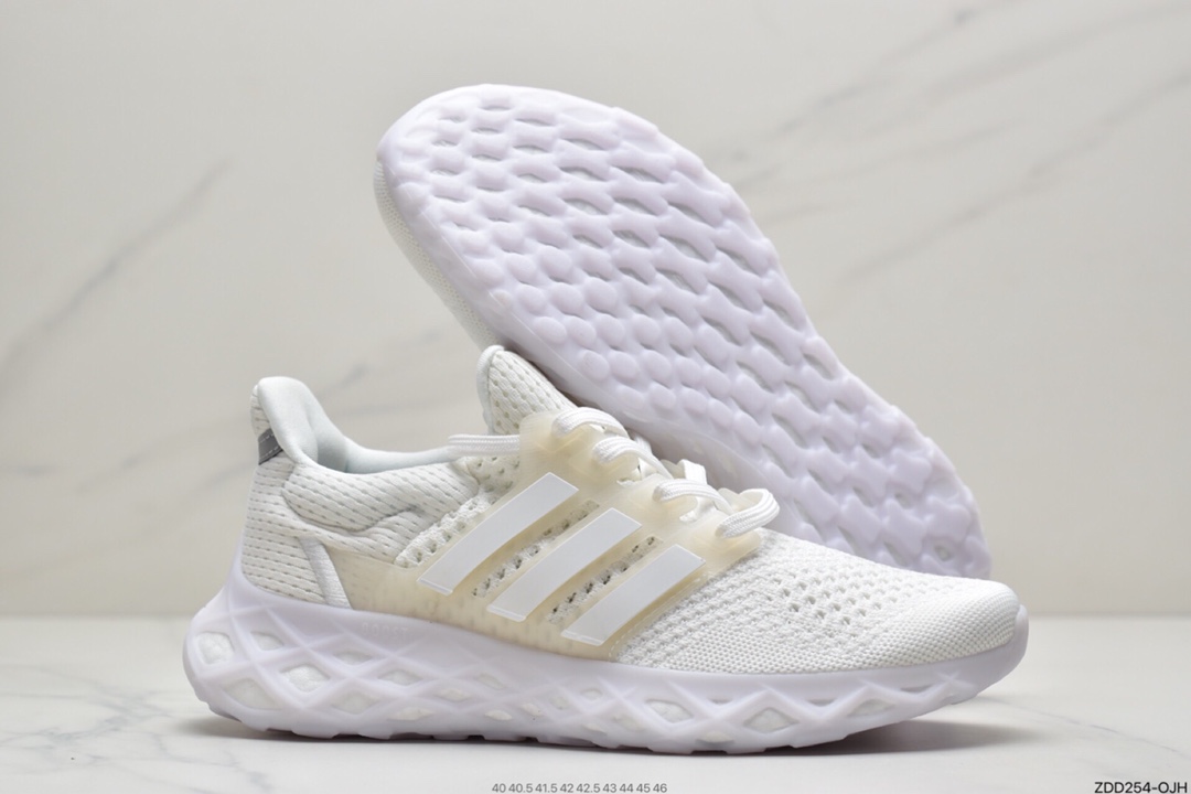 230 阿迪达斯ULTRABOOST WER DNA针织透气鞋面真爆大底复古跑鞋GY4166