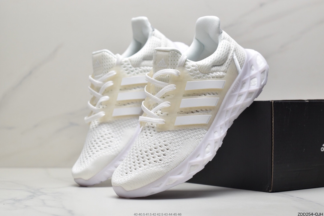 230 阿迪达斯ULTRABOOST WER DNA针织透气鞋面真爆大底复古跑鞋GY4166