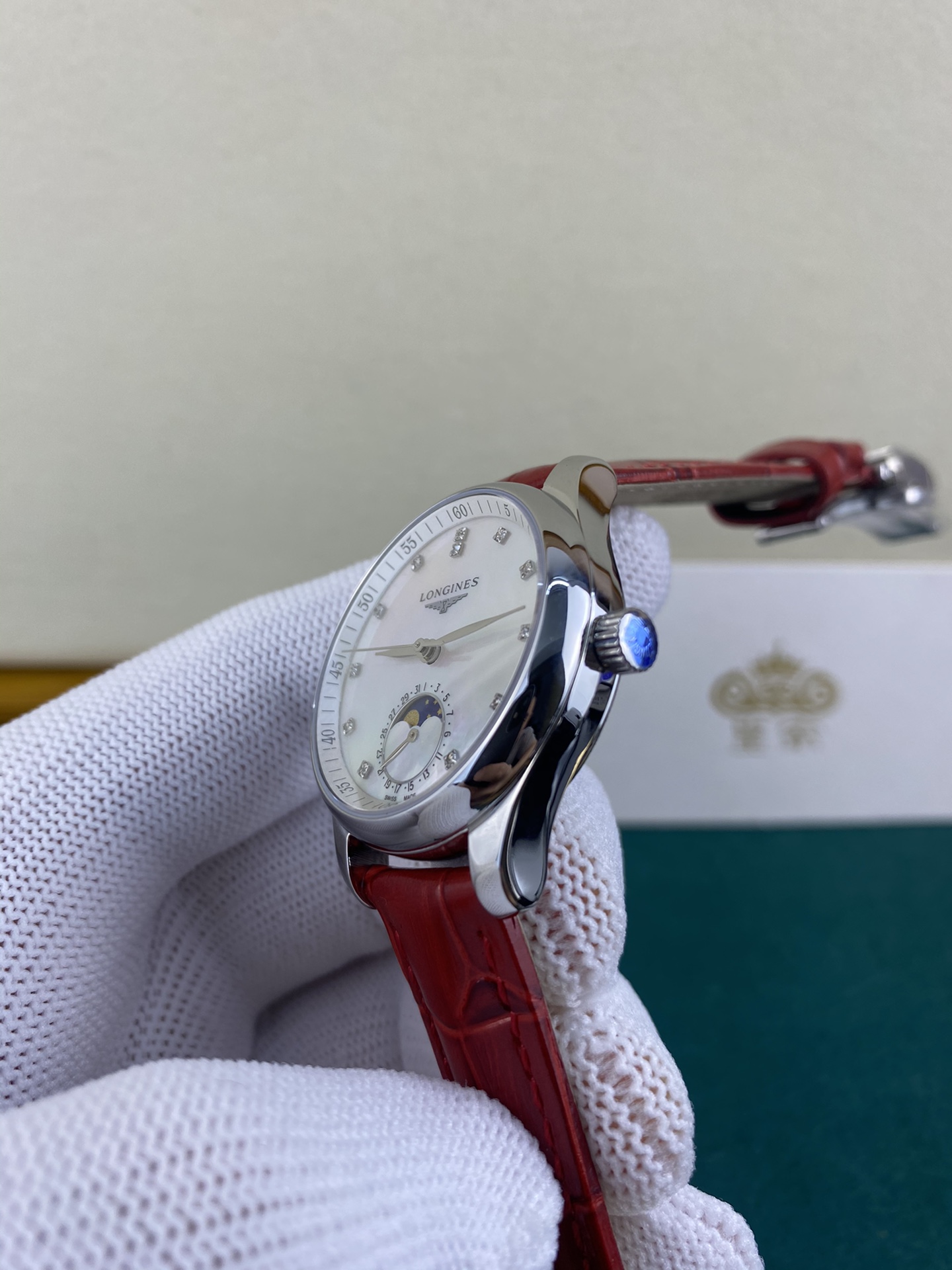 Longines 皇家 浪琴名匠系列女款月相少见的女神款