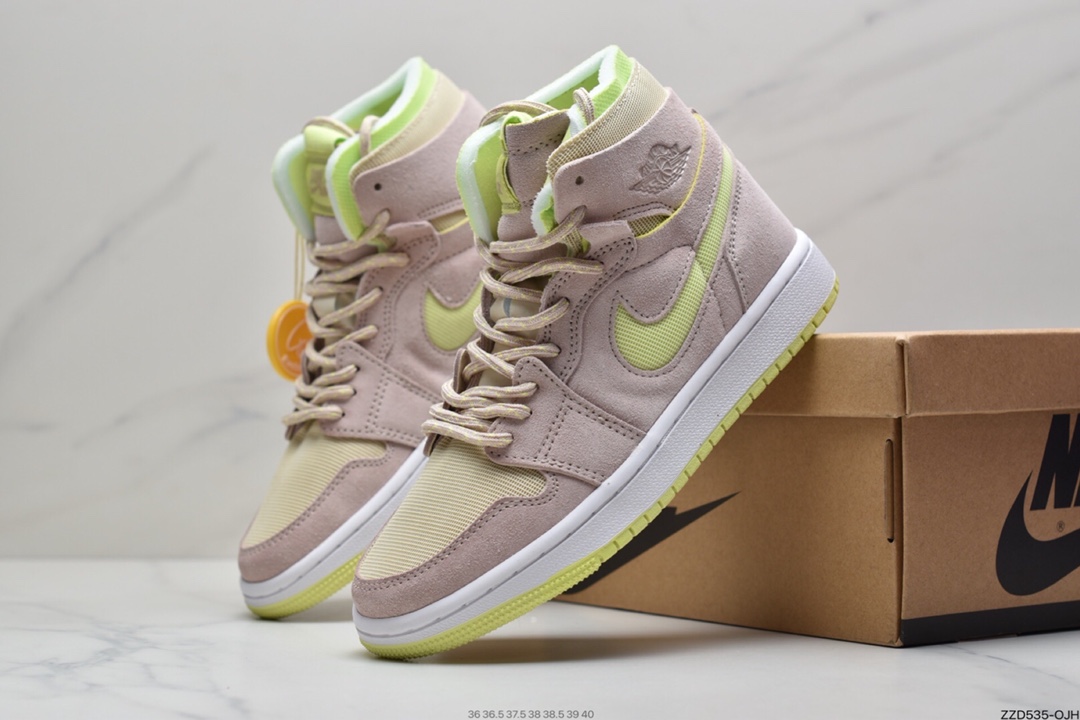 250  Air Jordan 1 Zoom CMFT 视觉效果亮眼的同时极具质感CT0979