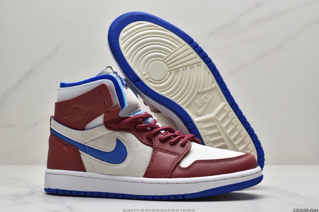 250  Air Jordan 1 Zoom CMFT 视觉效果亮眼的同时极具质感CT0979