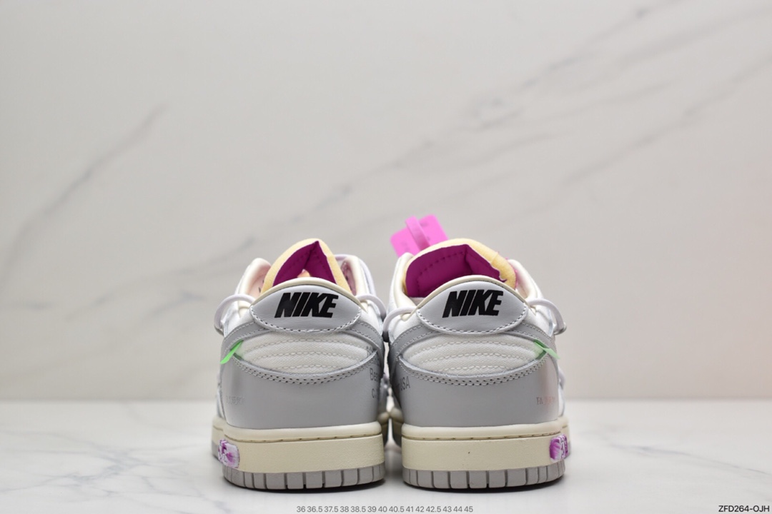 280 Off-White x Nike Dunk Low NO.3白鞋带 蓝扣 DM1602-118