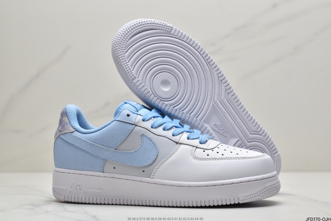 170 耐克Nike Air Force 1 ‘07 LV8”白灰蓝 CZ0337-400