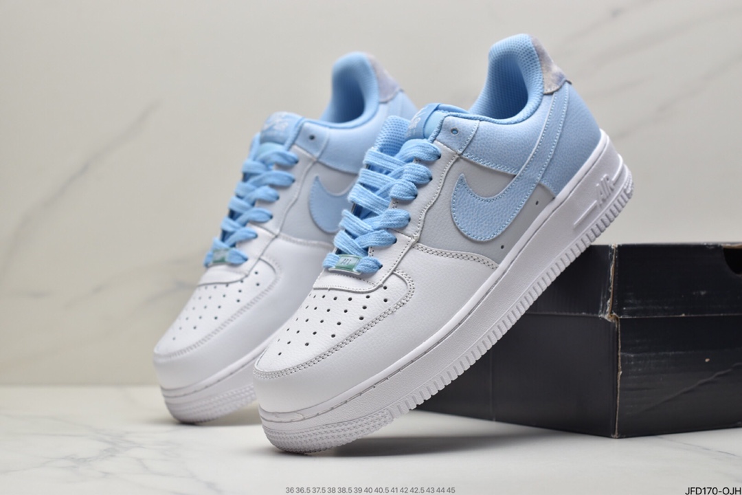 170 耐克Nike Air Force 1 ‘07 LV8”白灰蓝 CZ0337-400