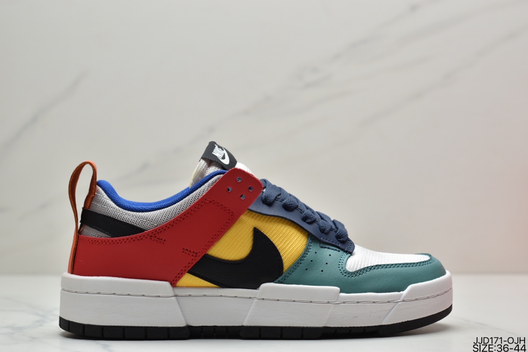 130 耐克Nike Dunk Low Disrupt 解构风格最大的亮点CK6654-102/101