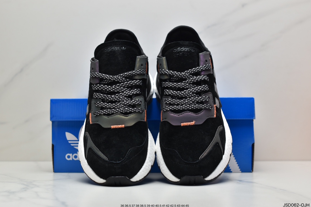 200 阿迪达斯Adidas Nite Jogger 复古休闲运动跑鞋FV3585