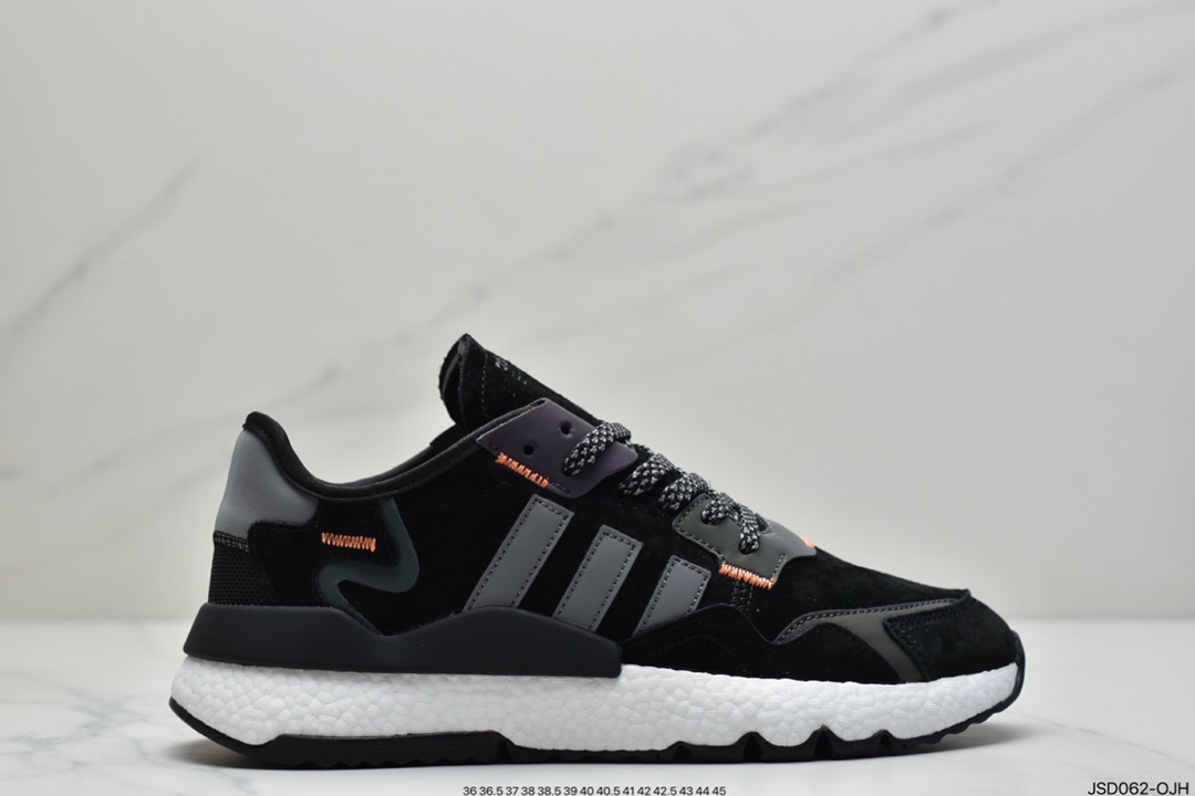 200 阿迪达斯Adidas Nite Jogger 复古休闲运动跑鞋FV3585