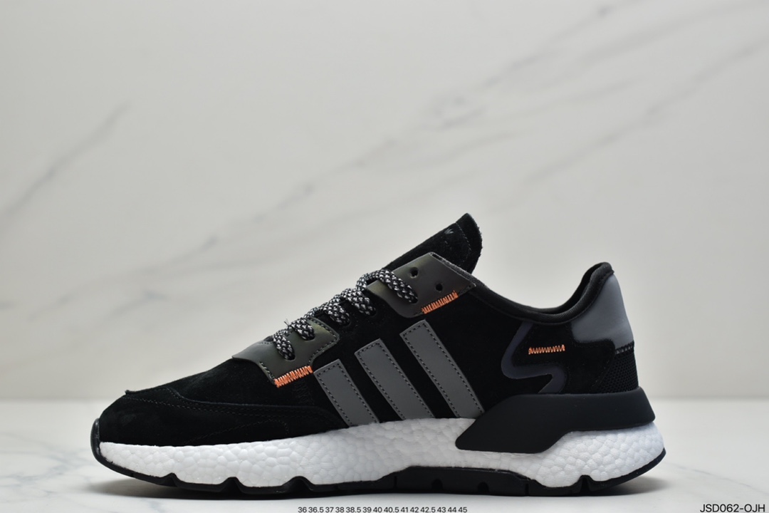 200 阿迪达斯Adidas Nite Jogger 复古休闲运动跑鞋FV3585