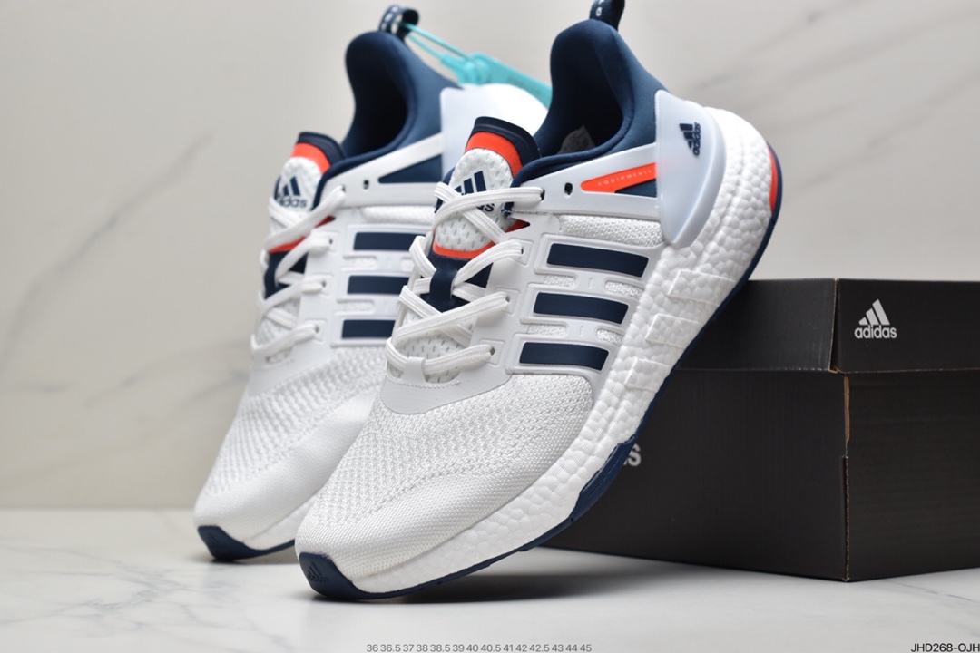 190 adidas阿迪达斯EQUIPMENT+ 运动鞋BOOST缓震透气休闲运动鞋跑步鞋H02758