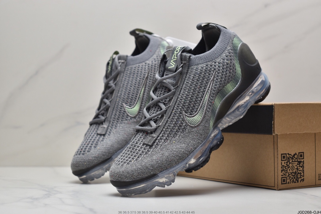180 耐克Nike Air Vapormax 2021 Flyknit FK”Volt Grey Green Mulit-Color” DC4112-004