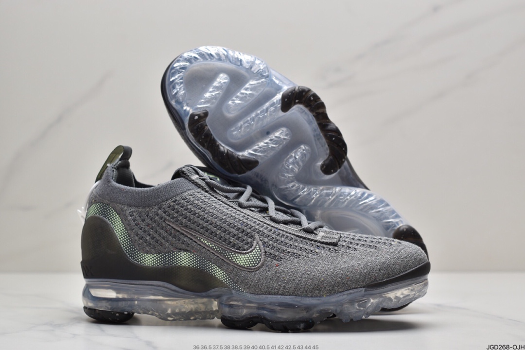 180 耐克Nike Air Vapormax 2021 Flyknit FK”Volt Grey Green Mulit-Color” DC4112-004