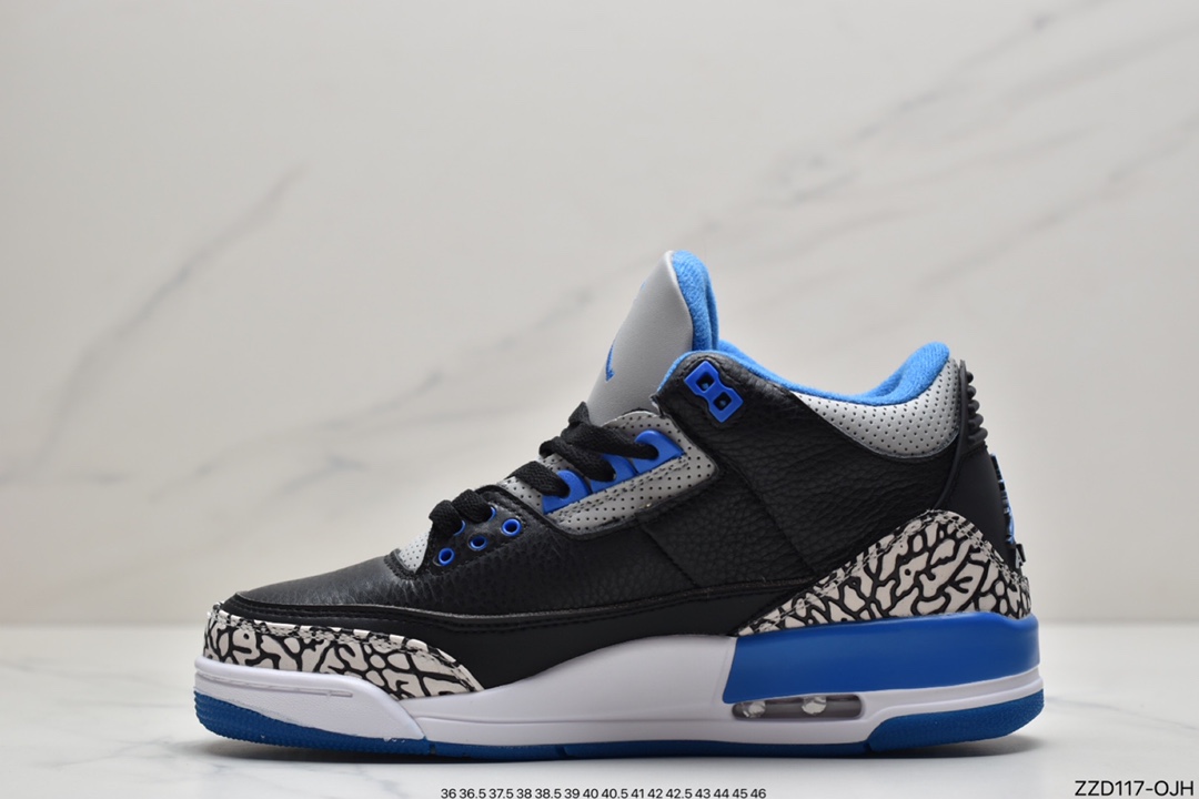 250 乔丹Air Jordan 3 AJ3代中帮复古休闲运动文化篮球鞋CT8532