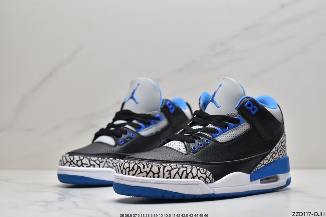 250 乔丹Air Jordan 3 AJ3代中帮复古休闲运动文化篮球鞋CT8532