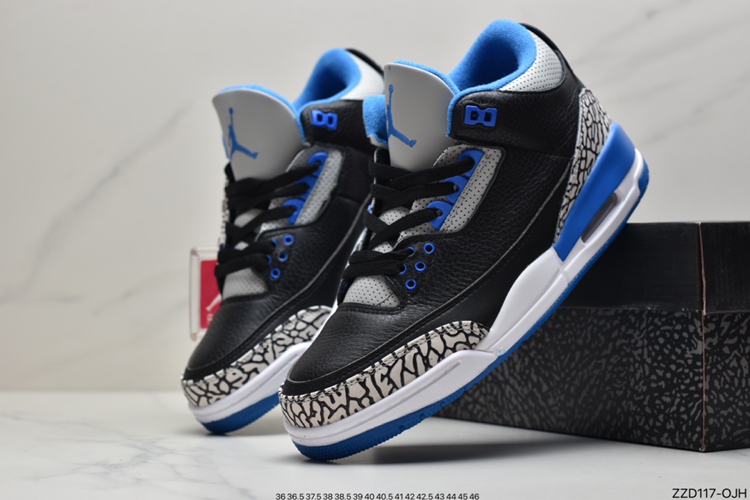 250 乔丹Air Jordan 3 AJ3代中帮复古休闲运动文化篮球鞋CT8532
