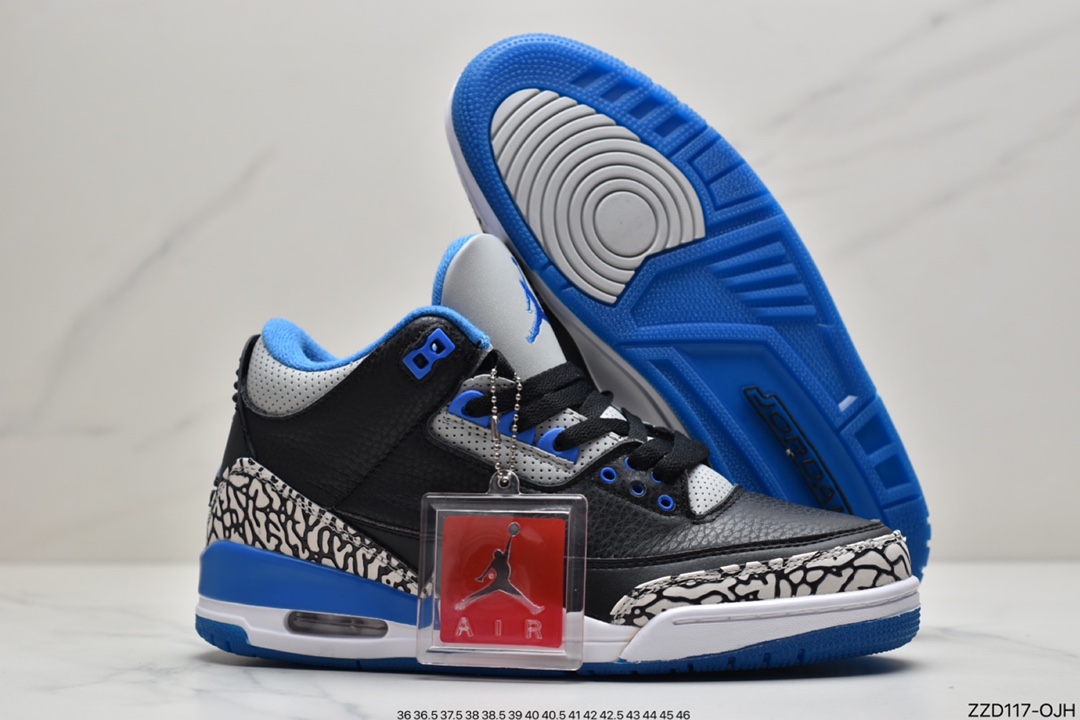 250 乔丹Air Jordan 3 AJ3代中帮复古休闲运动文化篮球鞋CT8532