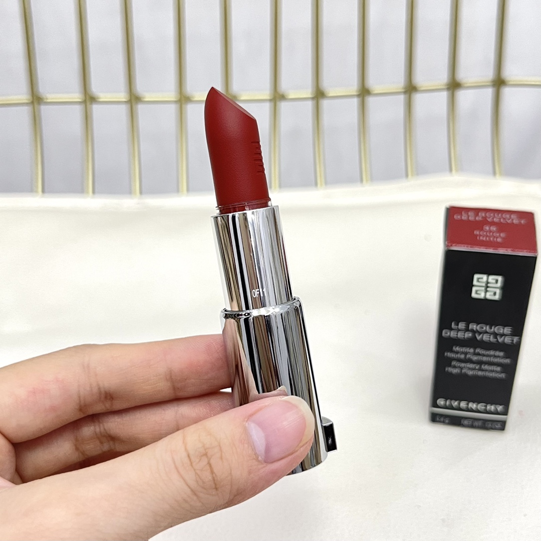 Givenchy Le Rouge Deep Velvet N35 Lipstick - Maple Brick Red 5 i1634437009 44 4