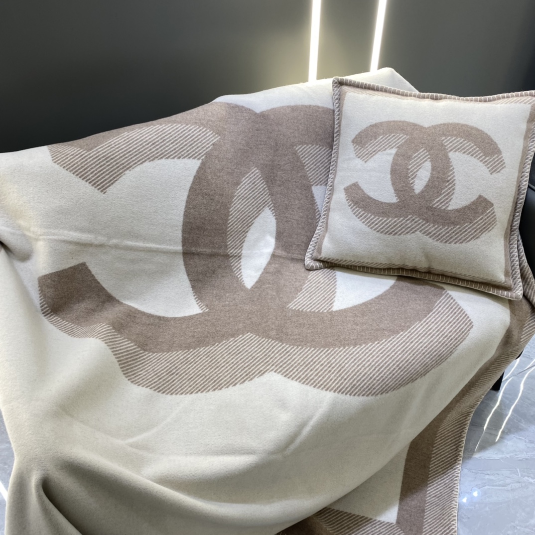 Chanel Blanket Cashmere Wool