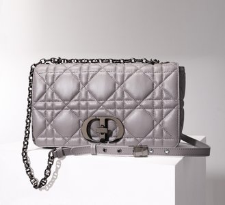 Dior Caro Best Bags Handbags Embroidery Cowhide Chains
