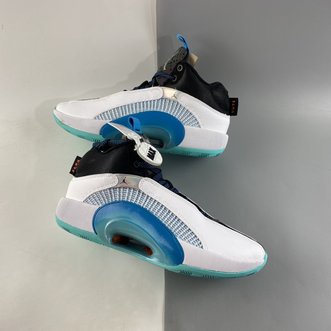 P300  灭世版  Air  Jordan 35 GC PF“Morpho”湖水绿 郭艾伦专业实战篮球鞋CZ8153-100